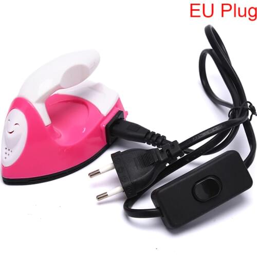 Fast Heated! Travel Electric Iron Handheld Mini Iron Children Electric Iron Hotfix Applicator for Patches Garment Stones