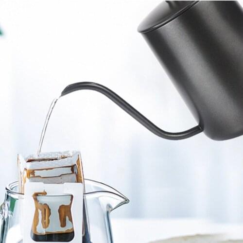 Pour Over Coffee Kettle, Mini Gooseneck Spout Coffee Tea Pot Long Narrow Spout Stainless Steel Hand Drip Espresso Pouring Kettle