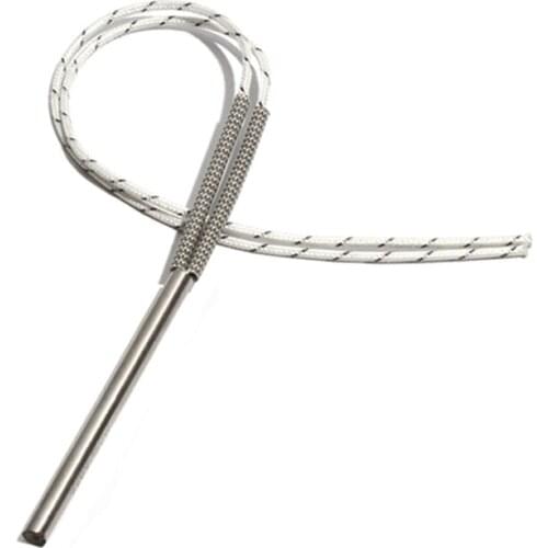 2PCS 8mm 320~360mm 316 Stainless Steel Cylindrical Single Head Heating Tube 110V/220V/380V Cartridge Heater 1000W/1100W/1150W