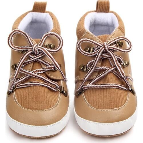 Baby Shoes PU Casual Baby Boy Shoes Fashion Cotton First Walker Gentleman Baby Crib Shoes
