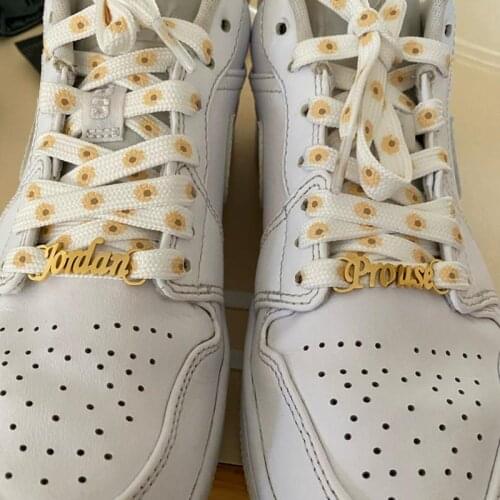 Custom Name Shoe-buckle Personalized Jewelry Gold Stainless Steel jewelryNameplate Buckie Gold Fashion Bijoux Jewelry Shoes Gift