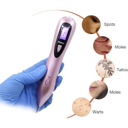 6 Gears Micro Laser Efficient Mole Point Pen, LCD Digital Display Beauty Tool, Remove Black Spots Freckles On The Face, Safety