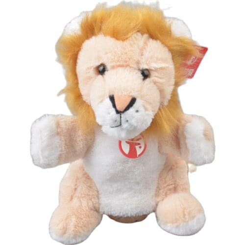 25cm Forest King Lion Stuffed Plush Soft Doll Animals DevelopToy Girls Baby Kids Hands Puppets Birthday Gift