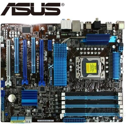 Asus P6X58D-E Desktop Motherboard X58 Socket LGA 1366 i7 Extreme DDR3 24G ATX UEFI BIOS Original Used Mainboard On Sale