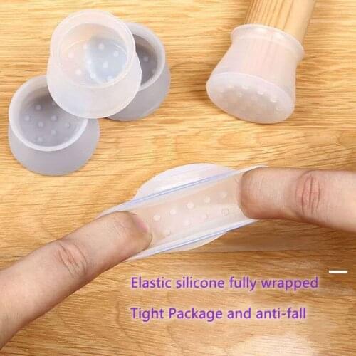 Chair feet gloves quiet and wear-resistant stool non-slip wooden floor table and chair foot pad furniture protective cover