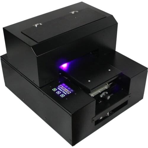 Update A4 flatbed printer with water cooling system UV printer , 6 Color UV printer