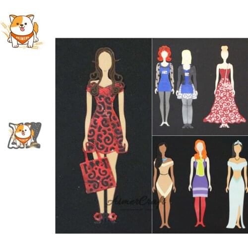 Canonicals Dress Skirt Metal Cutting Dies Scrapbooking Stencil Decorative Embossing Craft Die Cuts Card Making New Dies For 2019