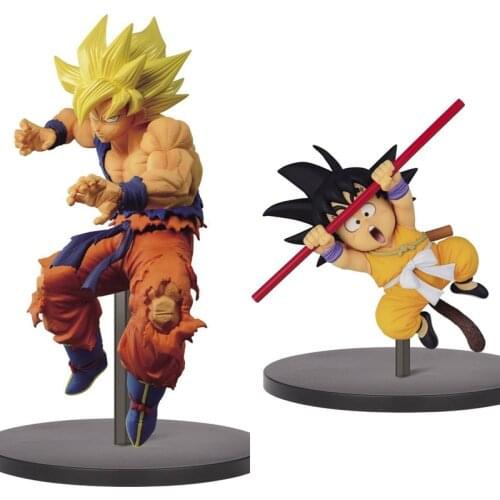 In Stock Original Banpresto DBZ FES VOL.11 SSJ Goku VS Kid Collection Action Figure Model Doll Toys Anime Figurals Brinquedos