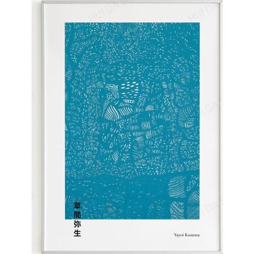 Yayoi Kusama - Blue - High Quality Printable Exhibition Poster - Japanese Art - Kusama Wall Art