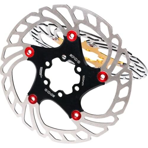 1pcs 160mm DH MTB Mountain Bike Cooling Brake Rotors 160mm Down Hill Floating Bicycle Brake Six Nail Disc