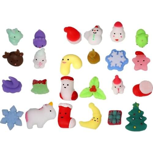 24Pcs Squeeze Toy Set Safe And Innocuous TPR Material Soft Interesting Sensory Toy Suitable For Childrens Party Reminders