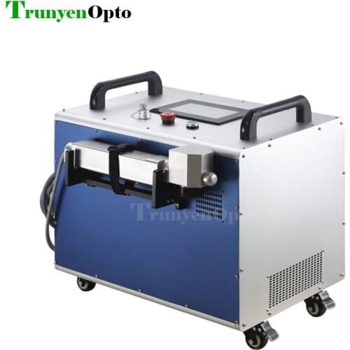 50W 100W Fiber Laser Cleaner Metal Rust Removal Cleaning Machine for Rust Paint Oil Dust Door to Door Service