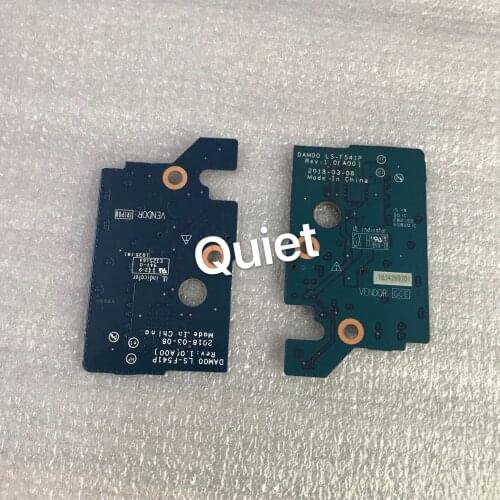 Free Shipping FOR Dell XPS15 9570 Precision 5530 M5530 DAM00 Audio Jack Board LS-F541P 0WD50F WD50F