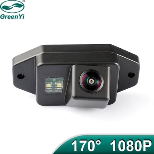 GreenYi 170 Degree AHD 1080P Vehicle Rear View Camera for Toyota Land Cruiser 120 Series Toyota Prado 2700 4000 2002-2009 Car