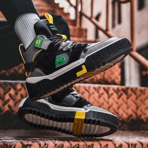 High Quality Men Casual Shoes High top New Outdoor Board Shoes Men Fashion Sneakers Trend Classic Hard-wearing Vulcanized Shoes