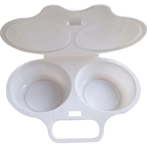Kitchen Microwave Oven Round Shape Egg Steamer Cooking Kitchen gadgets Egg Mold Fried Tool Poacher Egg V5T1