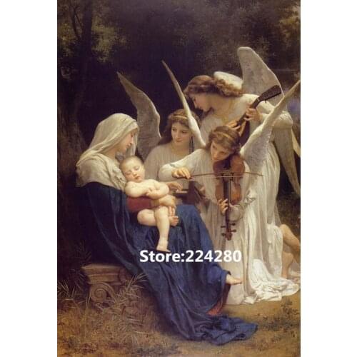 Needlework,For embroidery,DIY Mary And angel baby people 14ct Cross stitch kits,Art Pattern counted Cross-Stitching decor