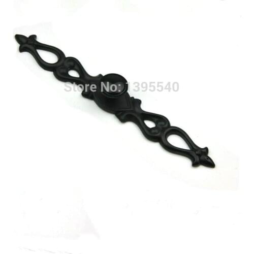 New 170mm Black Mediterranean Style Cabinet Knob Zinc Alloy Furniture Hardware Cabinet Handle Drawer Cupboard Closet Bar Pulls