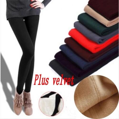 2020 New Autumn / Winter Women Tights Plus Velvet Warm Good Elastic Slims Womens Stockings For Girls