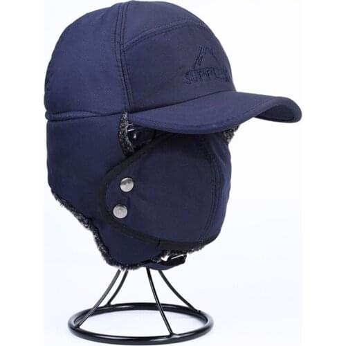 New listing winter Wool cap Casual Beanies Thick wool liner Man hat Beanies cold-proof Warm Hats fashion Bonnet Caps