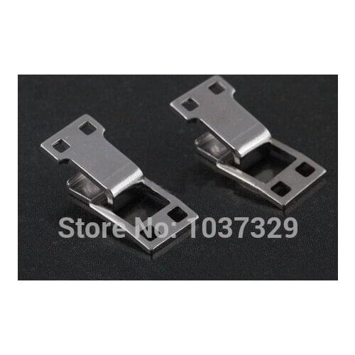 Wholesale 80sets/lot 6002# metal brass underwear hooks and eyes pant skirt square silver nickle color free shipping HE-020