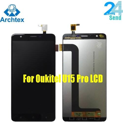 For Original Oukitel U15 Pro LCD Display+Touch Screen Digitizer Assembly Replacement Oukitel U15 Pro 1280X720 5.5inch Stock