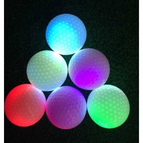 Luminous Golf LED Golf Luminous Sports Golf Competition Flash Ball