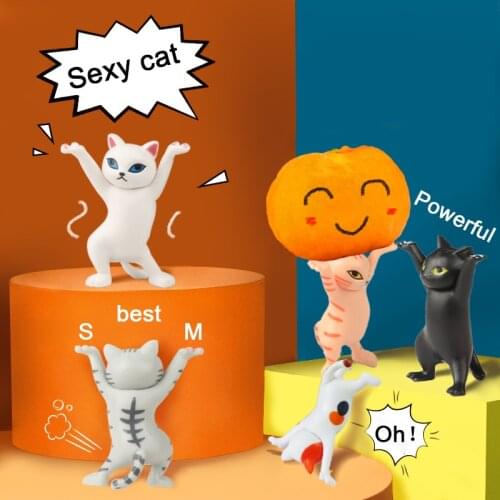 Ghana Dancing Pallbearers Coffin Dance Anime Cat Carrying Coffin Figure Action Kids Funny Toys Gift Handmade Decoration Figure