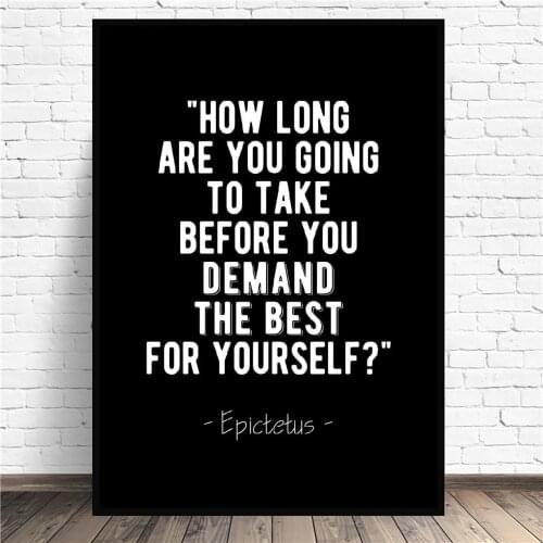 Demand The Best Stoic Canvas Painting Wall Art Pictures Prints Home Decor Wall Poster Decoration For Living Room