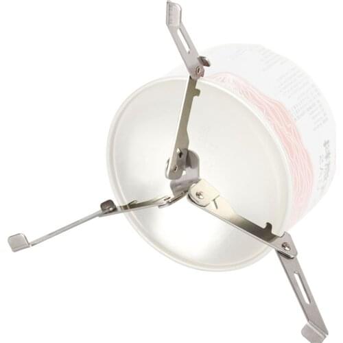 Outdoor Stove Triangular Bracket Base Fixed Support Stainless Steel Folding Gas Cylinder Tripod Holder Support
