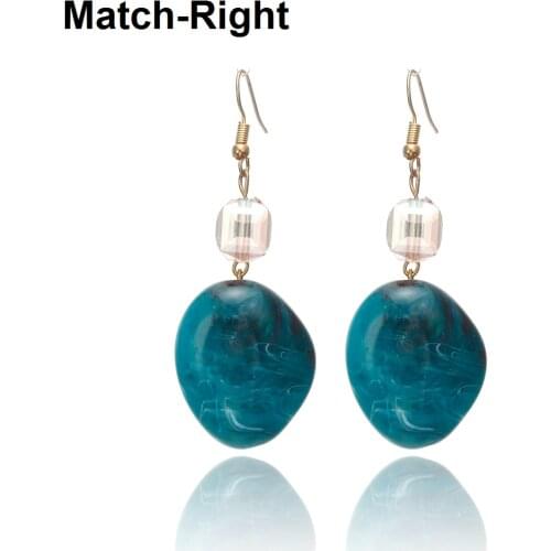 Match-Right Trendy Earrings for Women/Statement/Long/Dangle/Korean/Stone/Crystal/Drop Earring Female oorbellen brincos NR139