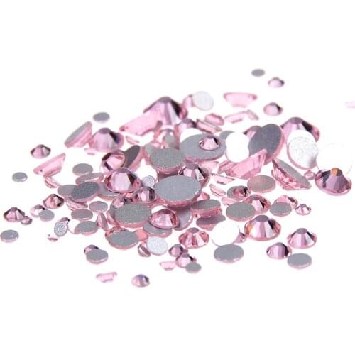 ZOTOONE SS3-SS20 Rhinestones glass sewn diamond trim glue on rhinestones for clothes DIY rhinestones nail 3D Nail Art Decoration