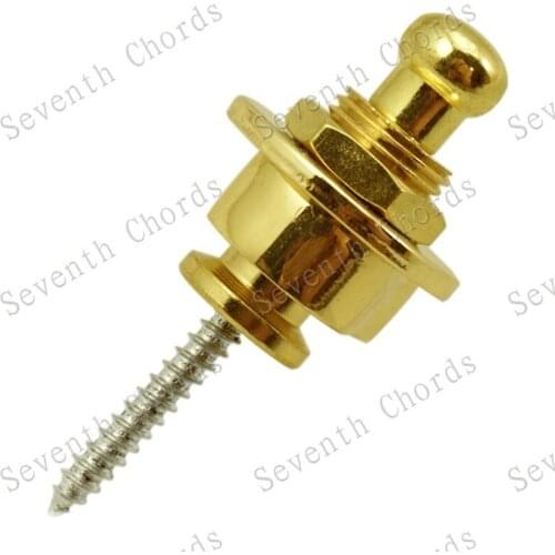 1pcs gold electric bass guitar strap Lock Musical instruments Guitar accessories Parts