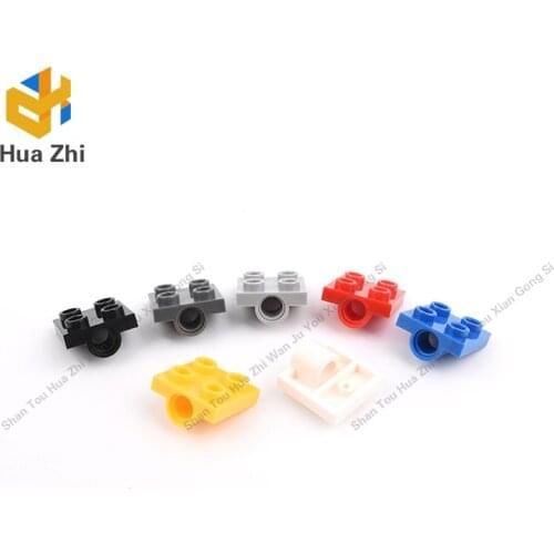 "Building Blocks Parts 10247 10PCS Plate Special 2 x 2 with 1 Pin Hole [Complete Underside Rib] LEGOING MOCS Education"