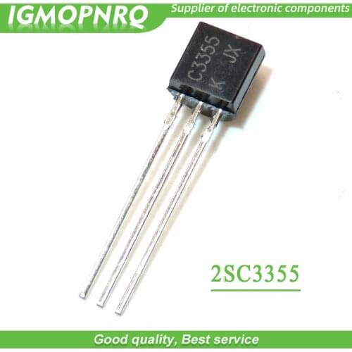 100PCS 2SC3355 C3355 TO-92 FM Transmitter Low Tube New Original Free Shipping