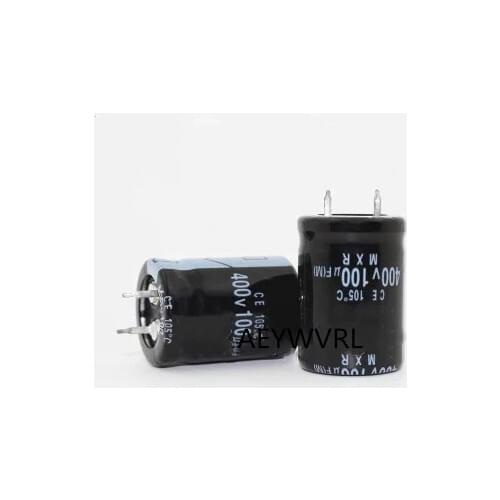 2PCS-24PCS 400V100UF 450V100UF Electrolytic Capacitor volume 100UF 400V 100UF 450V 22X30MM