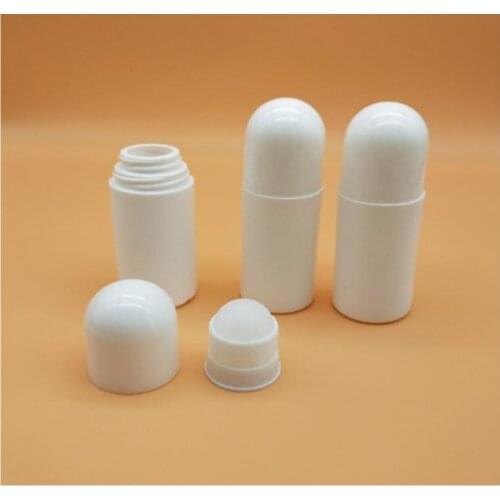 3 Pieces 50ML Plastic Roller Roller ball Essential Oil Bottles Mist Container Travel Refillable Bottle DIY Deodorant Essential