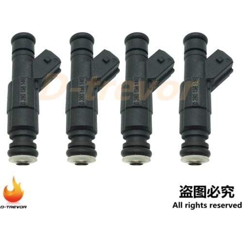 4Pcs OEM 0280156146 Fuel Injectors Nozzle for Volvo 850 LS LW S70 V70 P80 06-00 2.0L 2.5L 026133025A