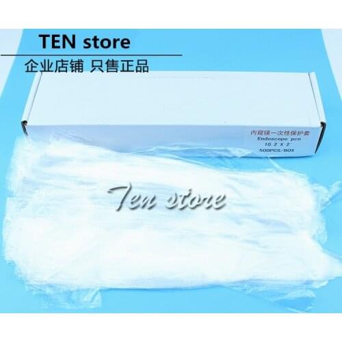 500 pieces / box Disposable Dental Camera Endoscope Intraoral Sheath Sleeves Protective Film with Sterile Standardized Copper