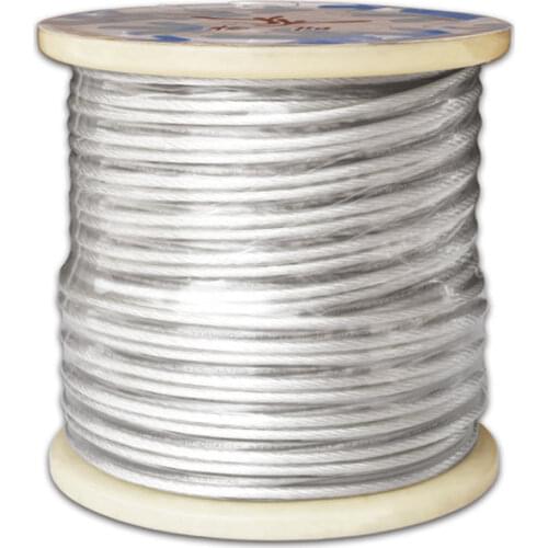 700 Cores 6N Audio Line Oxygen Free Copper Speaker Cable Silver Plated Double Parallel Professional Engineer For Home Theater