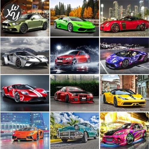 Diamond Painting Race Car Diamond Painting Accessories Diamond Painting Cool Full Diamond Embroidery Cross Stitch Kit Decor Home