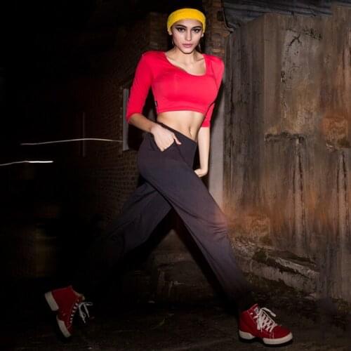 Latin Dance Pants Trousers Practice Dress Women Radish Pants Loose Dancing Outfit Yoga Pants Women Wear Fitness Running Pants