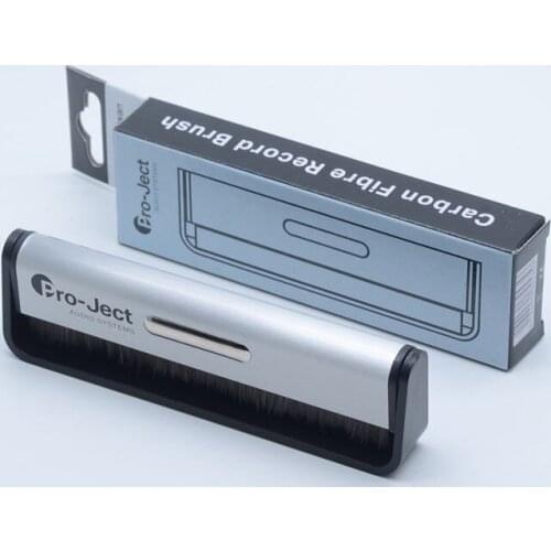 TZT Pro-Ject Album Vinyl Disc Electrostatic Cleaning Brush Carbon Fibre Anti Static Record Cleaning Brush