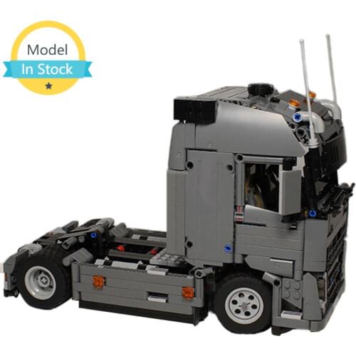 MOC Medium truck Tech tractor head FH Tractor Unit Building Blocks Vehicle Car Bricks Set Educational DIY Toys For Boys Gift
