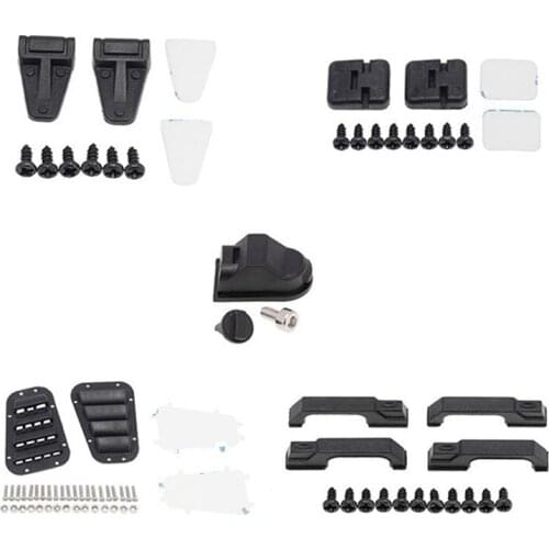 Soft Plastic Fuel Tank Cover Hood Hinge Door Hinge Handles Grille for 1/10 RC Crawler Traxxas TRX-4 Parts Accessories