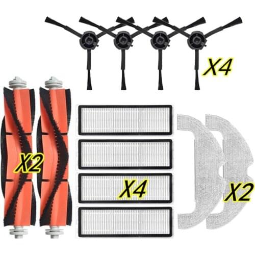 Washable Parts for Dreame Bot Z10 Pro Robotic Vacuum Cleaner (High Quality Main Side Brush Filter Mop Cloth) Kits Accessories