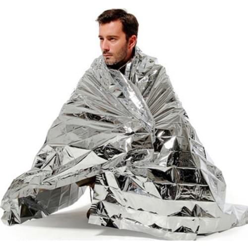 Wholesale 300pcs/lot Waterproof outdoor Emergency Survival Foil Thermal First Aid Rescue Blanket SN1124