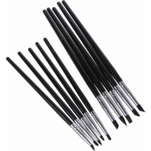 5 Styles Resin Smearing Sticks Epoxy Resin Coloring Daubed Silicone Pen Tools