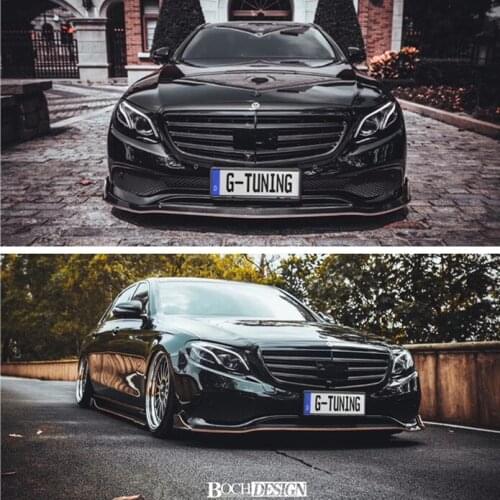 Suitable for W213 e Series Luxury E200 E300 Carbon Fiber Front Lip