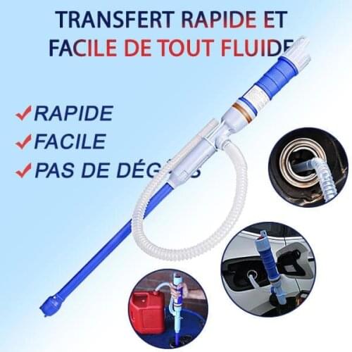 Portable Car Liquid Transfer Electric Siphon Tube Hose Pump for Oil Water Gas Fuel-Pump Sucker Oil-Transfer Car Tank Diesel Petr